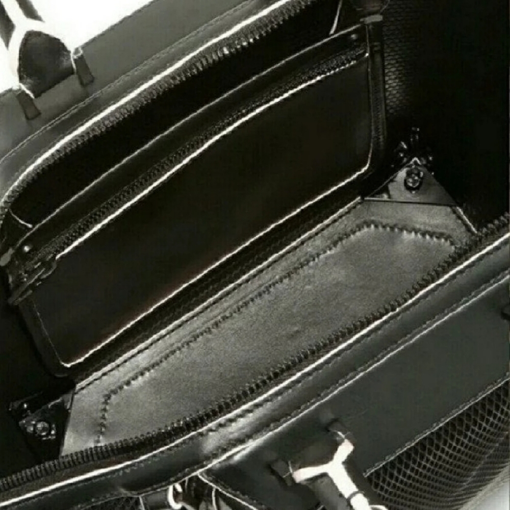 Alexander Wang Medium Emile Tote in 3d Mesh Black with Matte Black Hardware - Picture 3 of 9